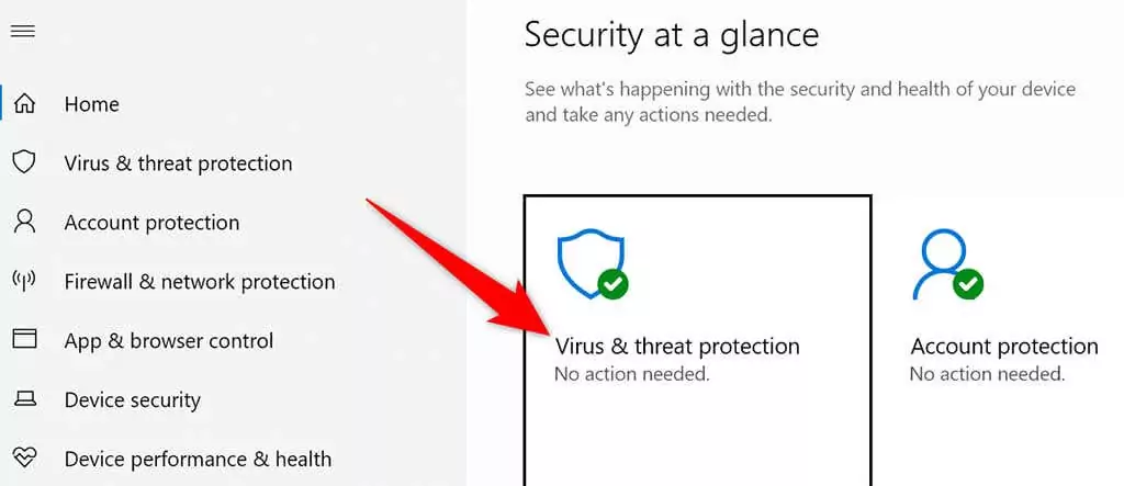 - Bàn trợ giúp Geek Chạy Quét vi-rút để khắc phục sự cố rò rỉ bộ nhớ của Windows 10 hình 2