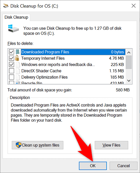- Bàn trợ giúp Geek Sử dụng Disk Cleanup để dọn dẹp hình ảnh PC Windows 10/11 của bạn 3