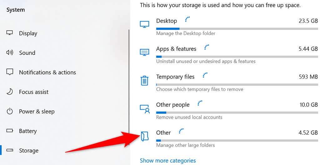 - Bàn trợ giúp Geek Xóa các thư mục lớn để tạo khoảng trống trên PC Windows của bạn image 2