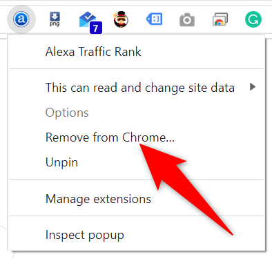 - Bàn trợ giúp Geek Xóa tiện ích mở rộng và hình ảnh lịch sử của trình duyệt