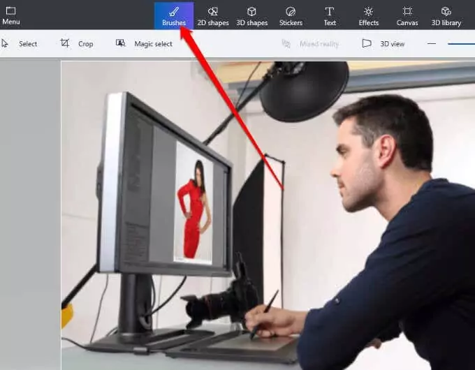 - Bàn trợ giúp Geek Trong Microsoft Paint 3D hình ảnh 3