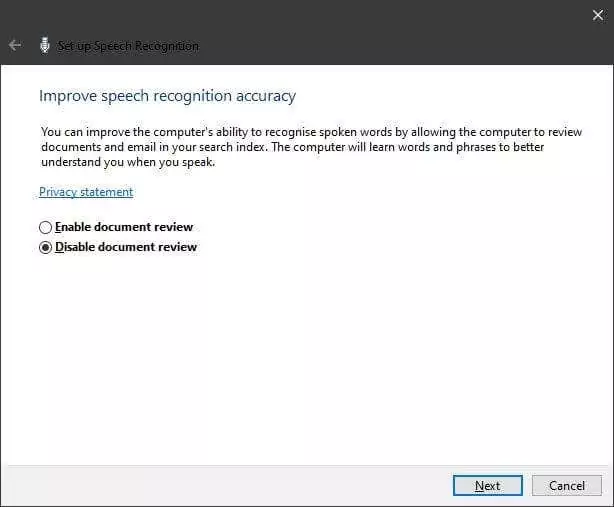 - Bàn trợ giúp Geek Thiết lập hình ảnh nhận dạng giọng nói 6