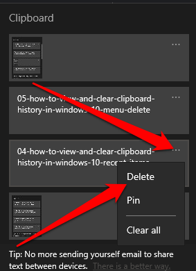 6-lưu trữ - Help Desk Geek Cách xem hình ảnh Lịch sử Clipboard của Windows 10 2