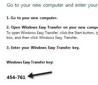 Chuyển tập tin từ Windows XP, Vista, 7 hoặc 8 sang Windows 10 bằng Windows Easy Transfer 9 chìa khóa chuyển