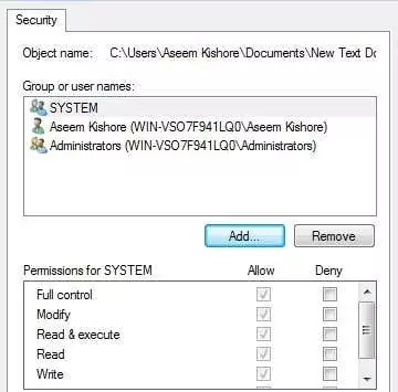 image-184 - Help Desk Geek quyền cho tập tin