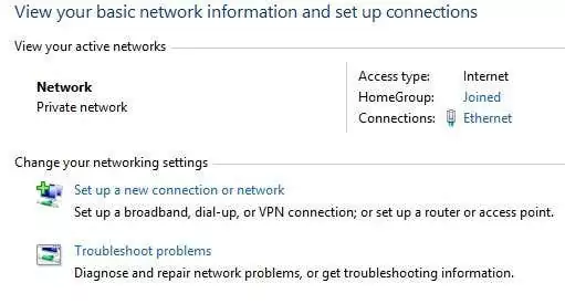 Thay đổi từ mạng công cộng sang mạng riêng trong Windows 3 Mạng riêng tư