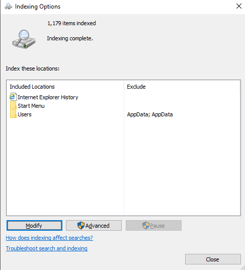 04-Security-Screen - Help Desk Geek Cách thêm thư mục mạng vào Windows Search Index image 9