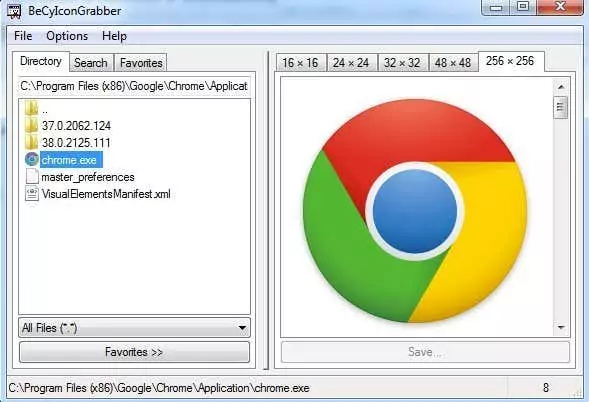 6-select-gmail - Bộ phận trợ giúp Geek trích xuất biểu tượng chrome