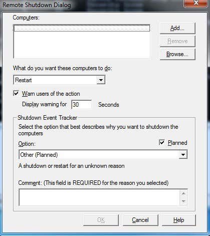 image-120 - Help Desk Geek hộp thoại tắt máy từ xa
