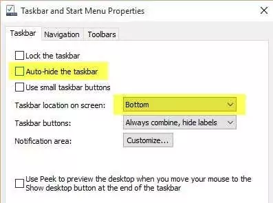 12-DeleteMultipleScreenshots - Bộ phận trợ giúp Geek tự động ẩn thanh tác vụ
