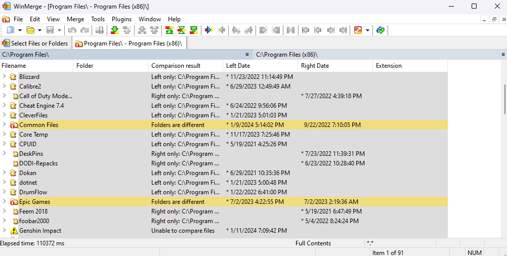 cách so sánh hai thư mục hoặc thư mục trong windows 12 được nén - Help Desk Geek Cách so sánh hai thư mục hoặc thư mục trong Windows image 12