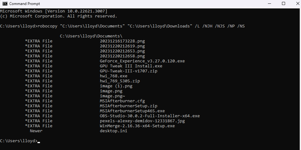 cách so sánh hai thư mục hoặc thư mục trong windows 16 được nén - Help Desk Geek Cách so sánh hai thư mục hoặc thư mục trong Windows image 16