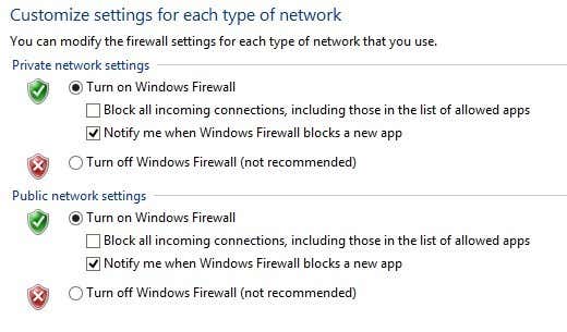 Cách tự bảo vệ mình bằng Tường lửa Windows 10 5 tắt tường lửa