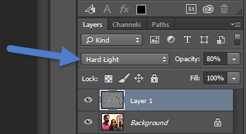 photoshop ánh sáng mạnh