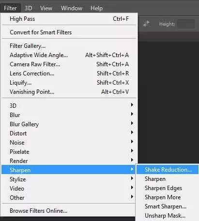 lọc làm sắc nét giảm rung