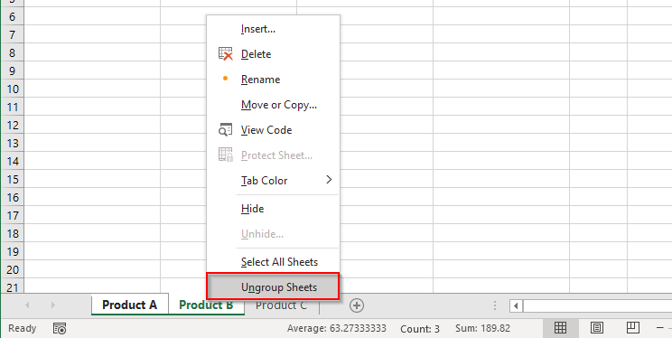 - Bàn trợ giúp Geek Cách rã nhóm các bảng tính trong ảnh Excel