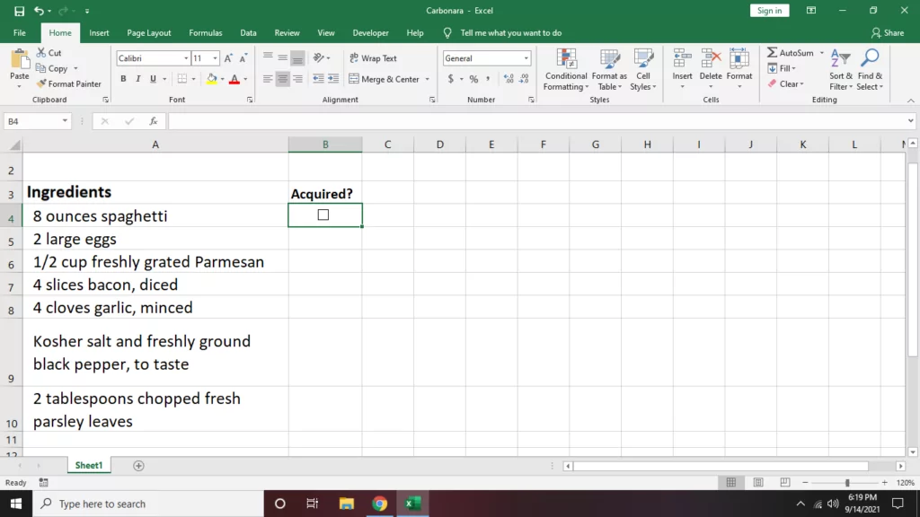 - Bàn trợ giúp Geek Cách sử dụng Checkbox trong Excel hình 6