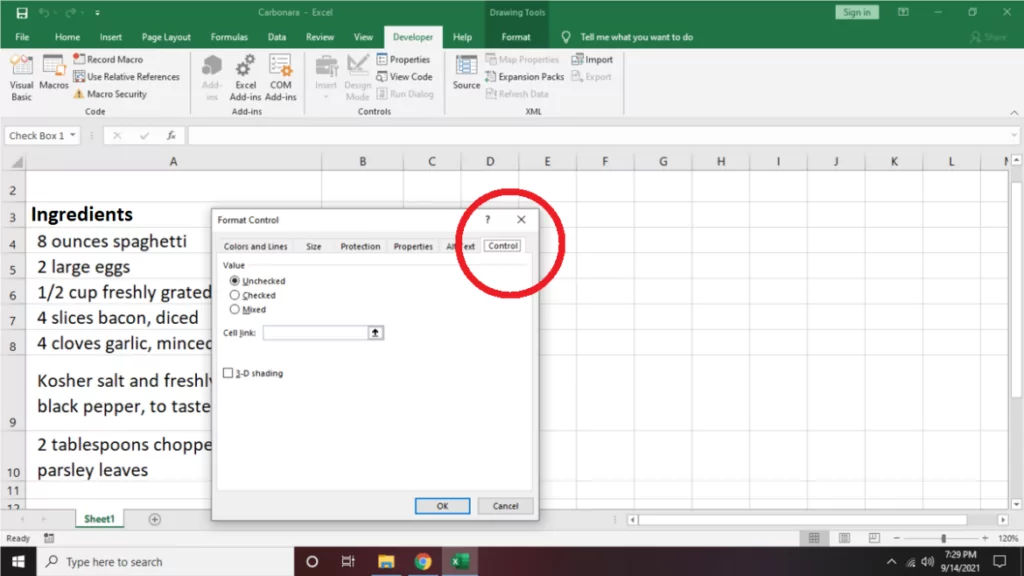 - Bàn trợ giúp Geek Cách liên kết các ô trong danh sách kiểm tra Excel hình ảnh 3