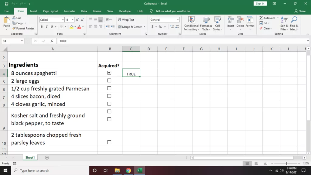 - Bàn trợ giúp Geek Cách liên kết các ô trong danh sách kiểm tra Excel hình ảnh 4
