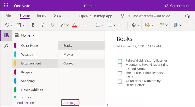 Cách kết nối hai máy tính với nhau chạy Windows 11/10 - Help Desk Geek Mẹo OneNote để sắp xếp ghi chú của bạn hình ảnh 4