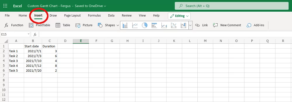 Microsoft Outlook chỉ mở ở chế độ an toàn? 8 Cách Khắc Phục - Help Desk Geek Cách tạo biểu đồ Gantt trong Microsoft Excel hình 6