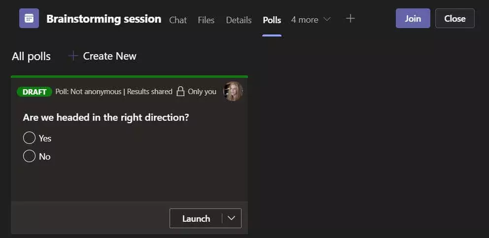 Cách thăm dò ý kiến ​​người tham dự trong cuộc họp Microsoft Teams hình 15