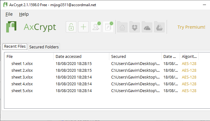 cách truy cập và sử dụng onedrive-on-linux-9-nén - Help Desk Geek Hình ảnh AxCrypt