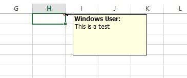 bình luận excel