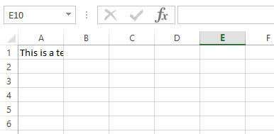 văn bản tràn ẩn excel