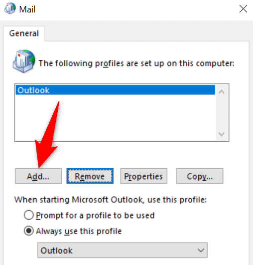 6 cách hàng đầu để sửa-outlook-error-0x8004010f-3-nén - Help Desk Geek 6 cách khắc phục lỗi Outlook (0x8004010f) hàng đầu hình 4