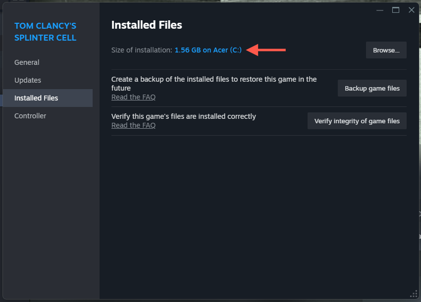 cách kiểm tra-steam-games-storage-usage-in-windows-11-7-nén - Help Desk Geek Kích thước cài đặt được đánh dấu cho trò chơi Steam.