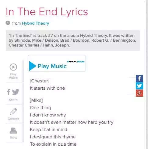lời bài hát - Mẹo công nghệ trực tuyến Lời bài hát