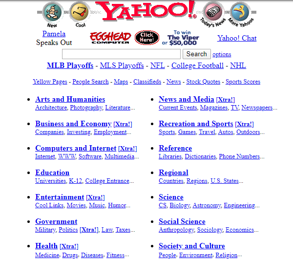 internet-time-machine-yahoo - Mẹo công nghệ trực tuyến Những cách sáng tạo để sử dụng hình ảnh Cỗ máy thời gian trên Internet
