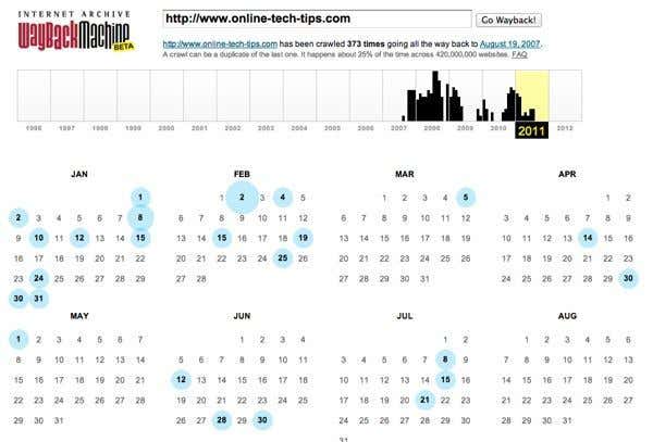 Kiểm tra tuổi của một trang web 4 tuổi của trang web