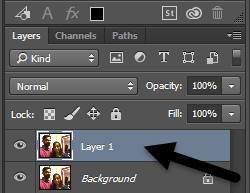 lớp thứ hai photoshop