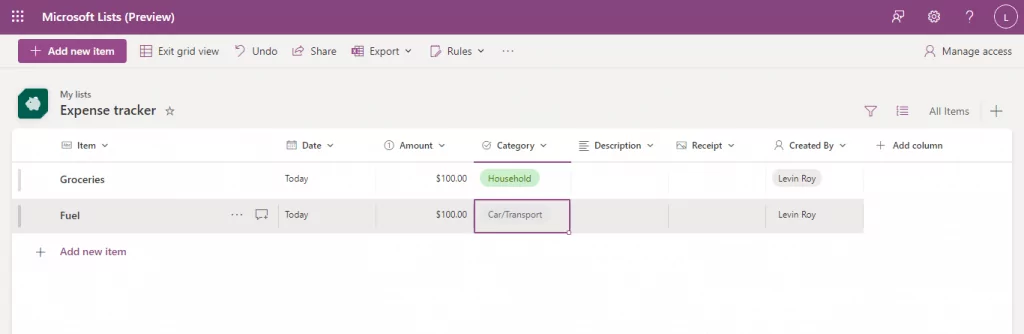 - Bàn trợ giúp Geek Sử dụng Microsoft Lists hình ảnh 8