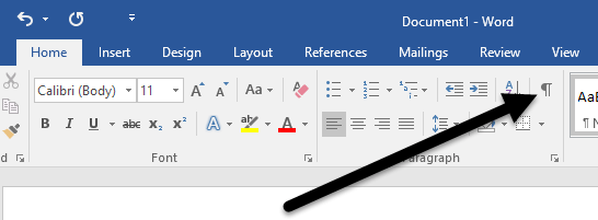 03-change-background-color-google-docs - Bộ phận trợ giúp Geek hiển thị dấu đoạn