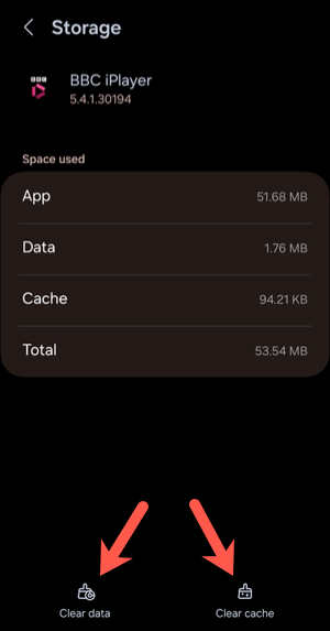 Cách khắc phục lỗi "Giao diện người dùng hệ thống không phản hồi" trên Android 10 Đặt lại hình ảnh dữ liệu và bộ nhớ cache của ứng dụng 3