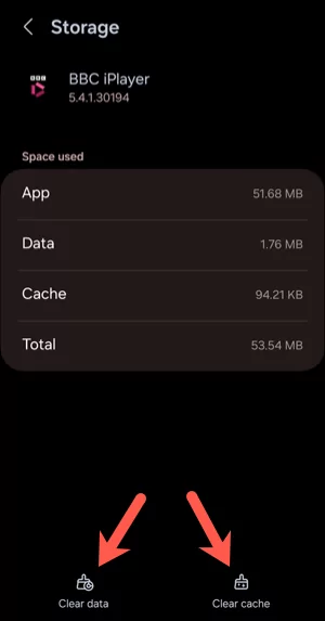 Cách khắc phục lỗi "Giao diện người dùng hệ thống không phản hồi" trên Android 10 Đặt lại hình ảnh dữ liệu và bộ nhớ cache của ứng dụng 3
