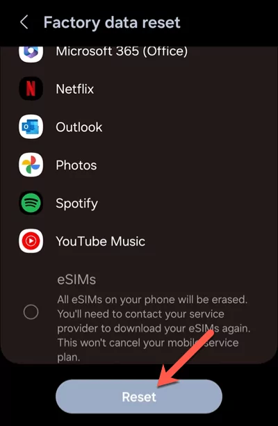 Cách khắc phục lỗi "Giao diện người dùng hệ thống không phản hồi" trên Android 17 Đặt lại hình ảnh dữ liệu và bộ nhớ cache của ứng dụng 10