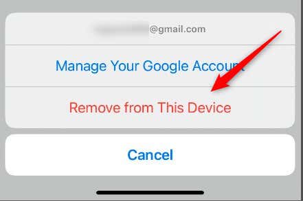 Cách xóa tài khoản Google khỏi Chrome 10 Cách xóa tài khoản Google khỏi Chrome (iOS và Android) hình 5