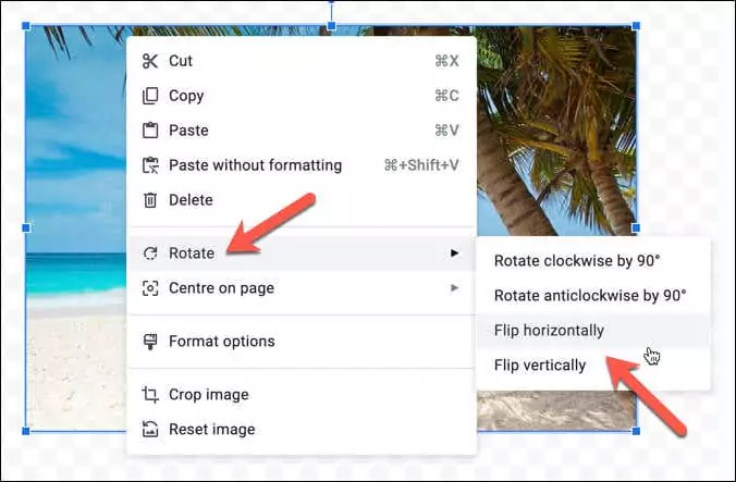 Cách lật hình ảnh trong Google Docs 6 Sử dụng Công cụ Vẽ trong Google Docs hình 3