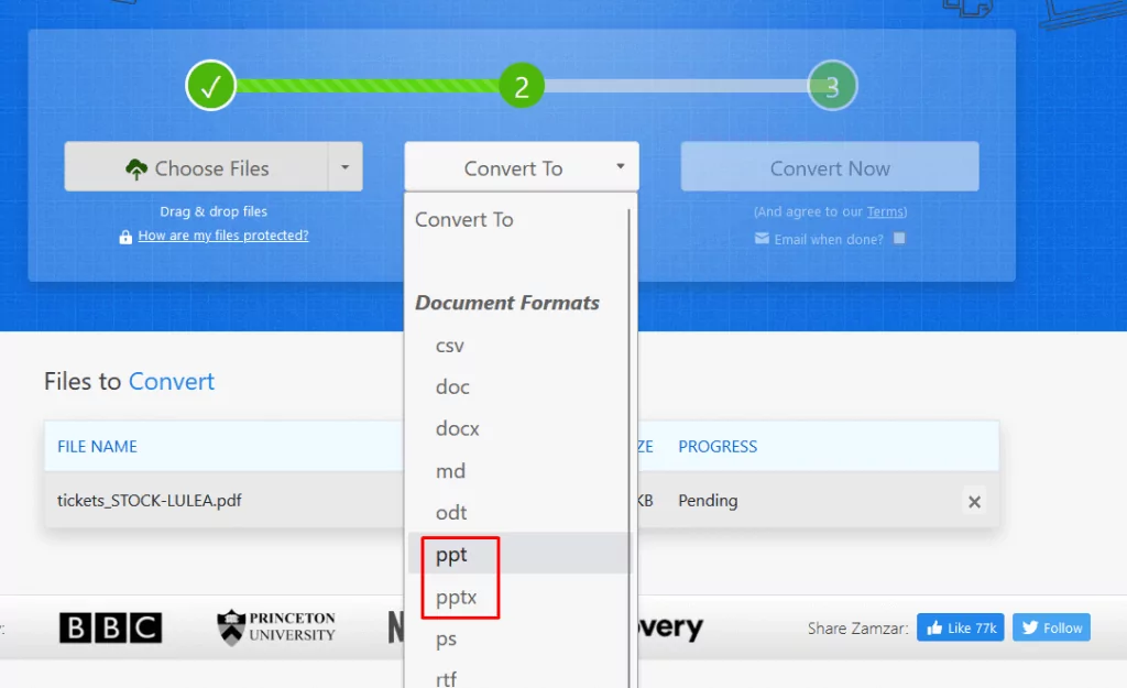 Cách chuyển đổi PDF sang bản trình bày Google Slides 12 Chuyển đổi PDF sang PowerPoint bằng Công cụ trực tuyến miễn phí image 2