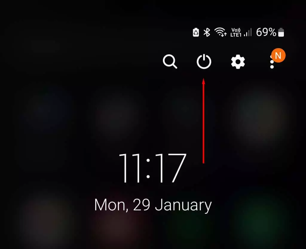 Camera lùi của Android không hoạt động? 10 cách khắc phục 2 Khởi động lại hình ảnh thiết bị của bạn