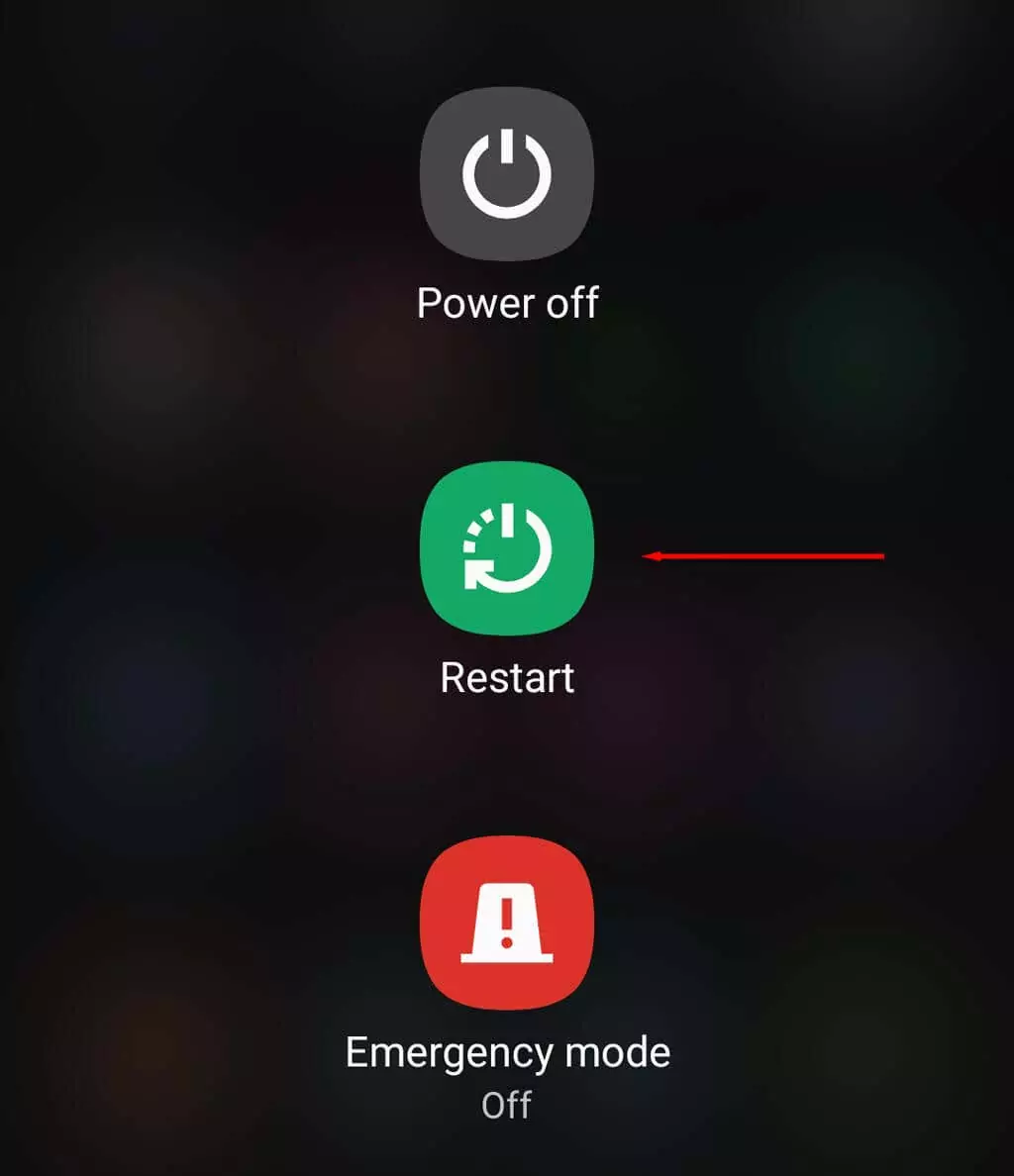 Camera lùi của Android không hoạt động? 10 cách khắc phục 4 Khởi động lại thiết bị của bạn hình ảnh 2