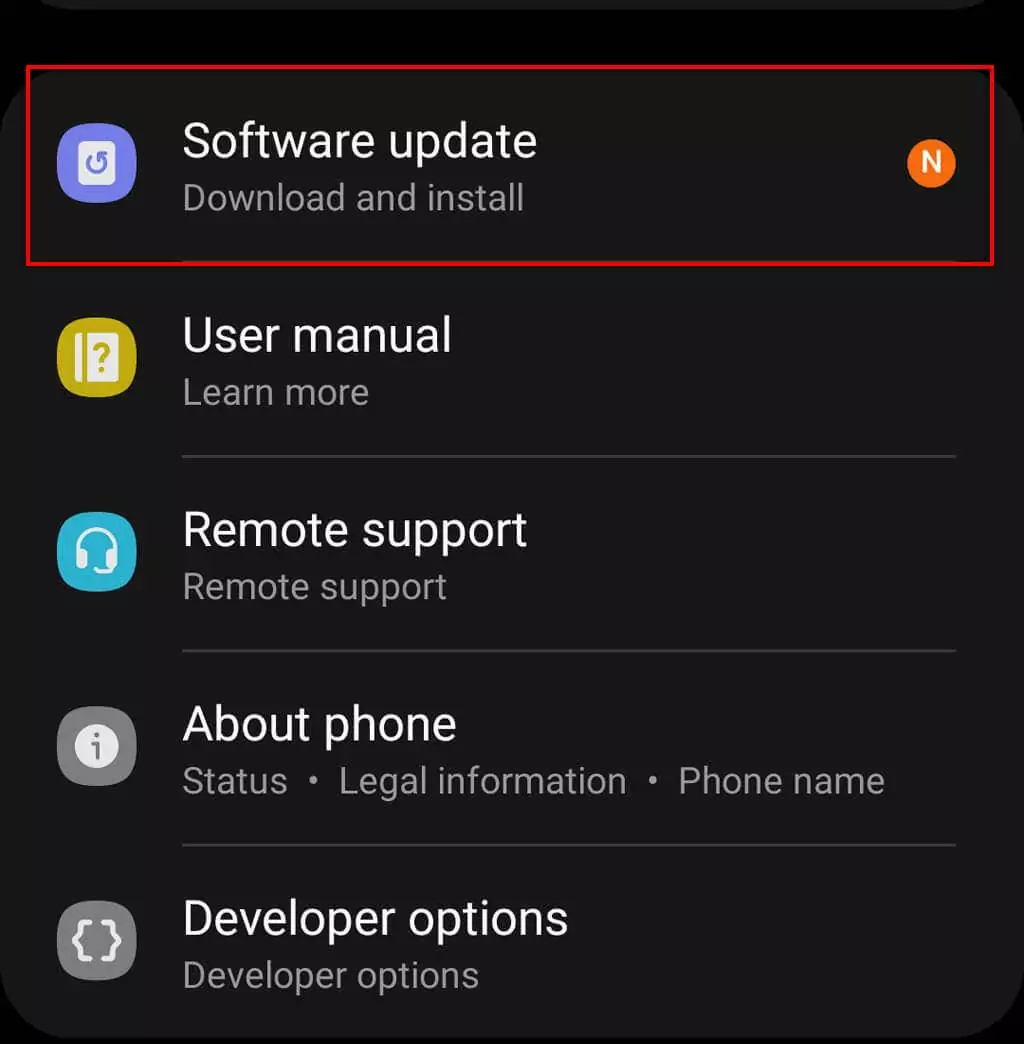 Camera lùi của Android không hoạt động? 10 cách khắc phục 6 Cập nhật hình ảnh thiết bị của bạn