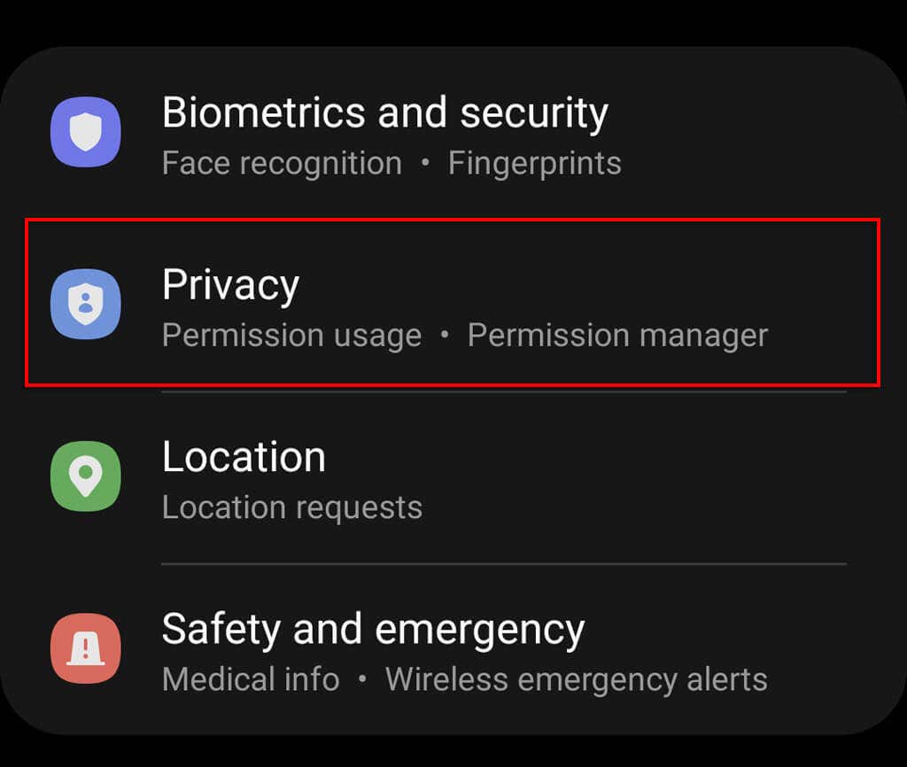Camera lùi của Android không hoạt động? 10 cách khắc phục 14 Kiểm tra hình ảnh Quyền của ứng dụng