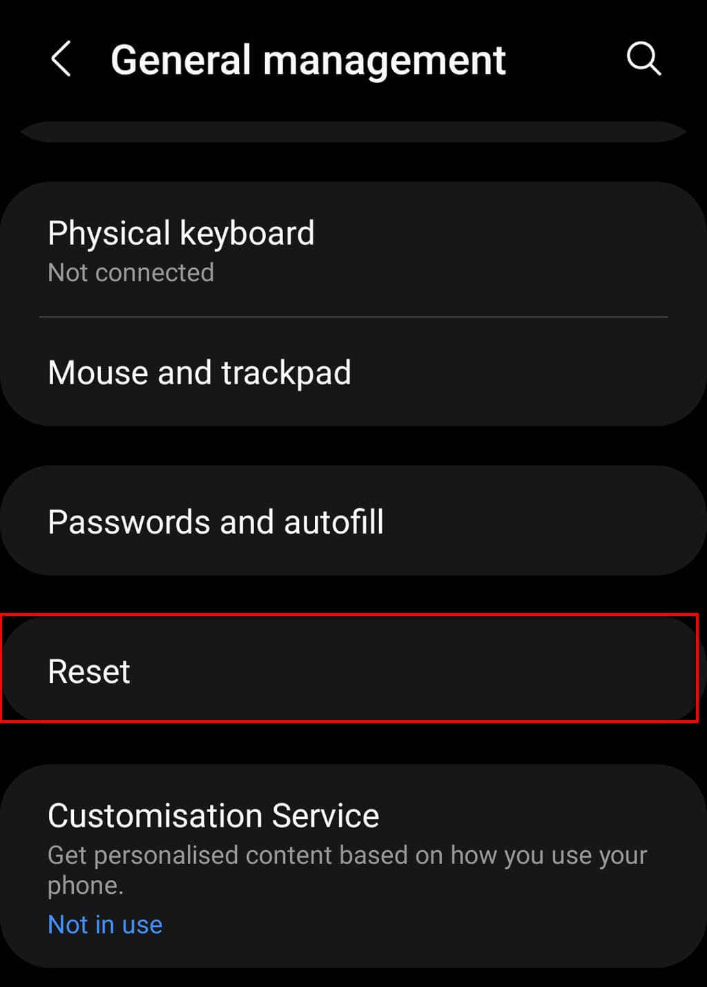 Camera lùi của Android không hoạt động? 10 cách khắc phục 20 Thực hiện Khôi phục cài đặt gốc hình ảnh 2