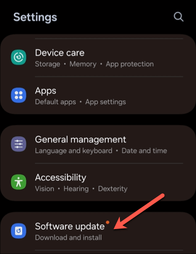 Cách khắc phục lỗi "Giao diện người dùng hệ thống không phản hồi" trên Android 4 Kiểm tra hình ảnh Cập nhật hệ thống Android
