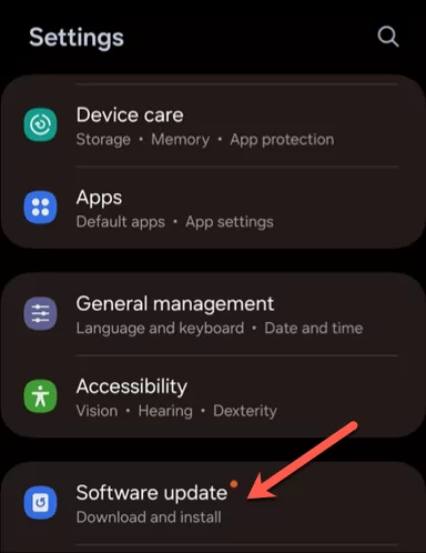 Cách khắc phục lỗi "Giao diện người dùng hệ thống không phản hồi" trên Android 4 Kiểm tra hình ảnh Cập nhật hệ thống Android